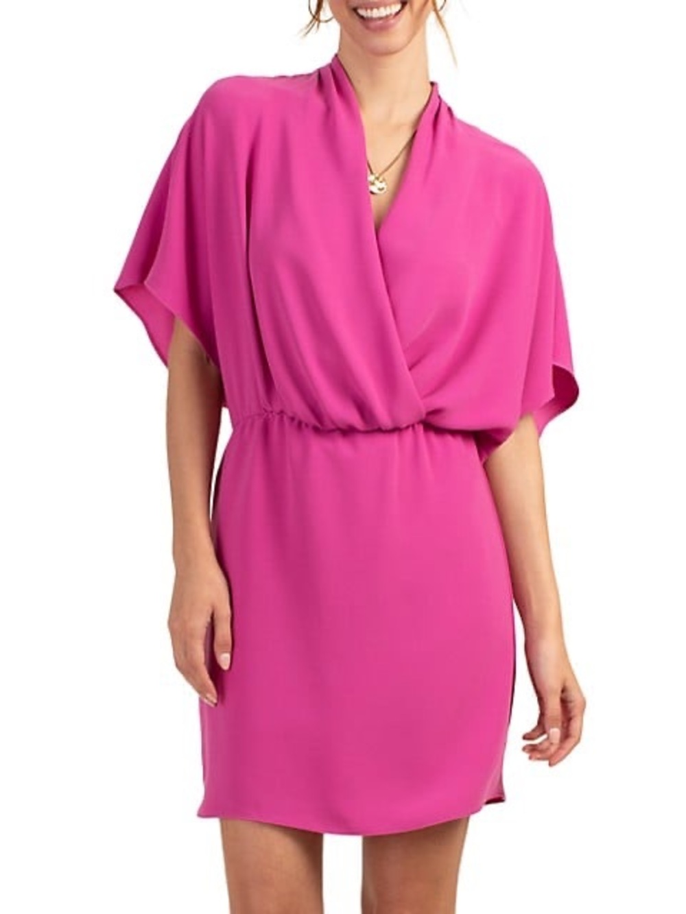 NWT Trina Turk Concourse Mini Dress in Hyacinth Size M Modern Glam